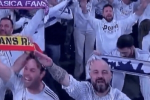 做纳粹手势被皇马罚！该球迷否认：我领养两黑人孩子，不是这种人