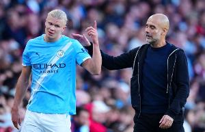 瓜迪奥拉：哈兰德受了一点小伤，不是大问题但今天还不能上场